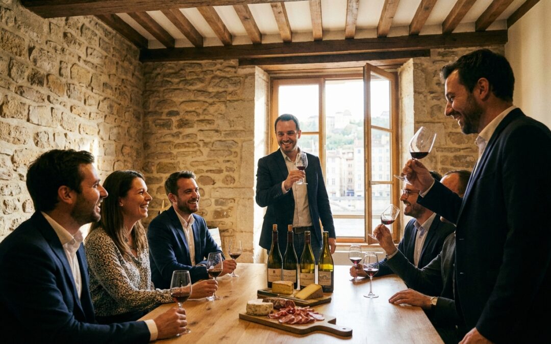 Idée team building Lyon – Une dégustation de vin originale