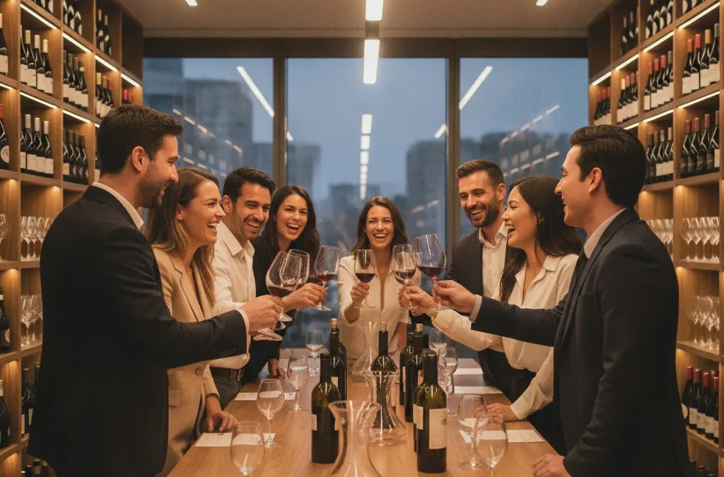 Team building lyon original | Atelier dégustation vin